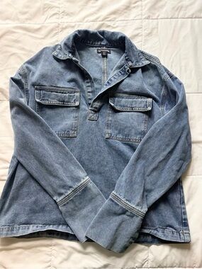 PrettyLittleThing Light Blue Denim Shirt Jacket